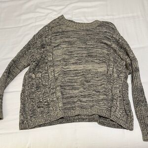 Mystree Women's Marled Gray Sweater